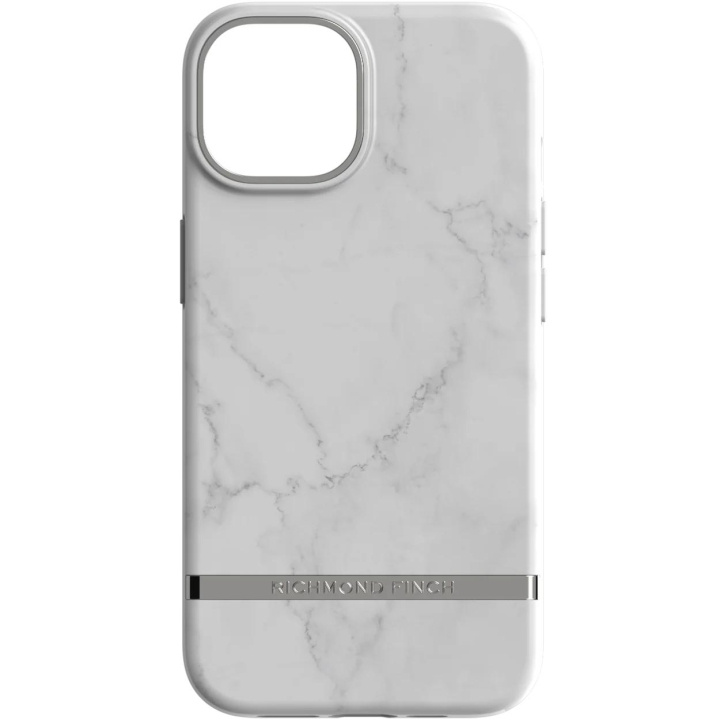 Richmond & Finch iPhone 14 case, White Marble ryhmässä ÄLYPUHELIMET JA TABLETIT / Puhelimen suojakotelo / Apple / iPhone 14 @ TP E-commerce Nordic AB (C64953)