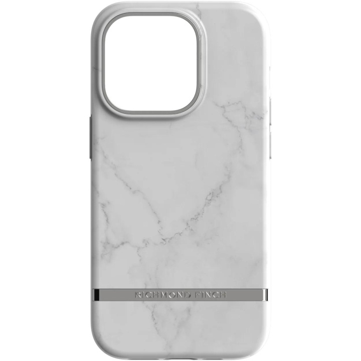 Richmond & Finch iPhone 14 Pro case, White Marble ryhmässä ÄLYPUHELIMET JA TABLETIT / Puhelimen suojakotelo / Apple / iPhone 14 @ TP E-commerce Nordic AB (C64954)