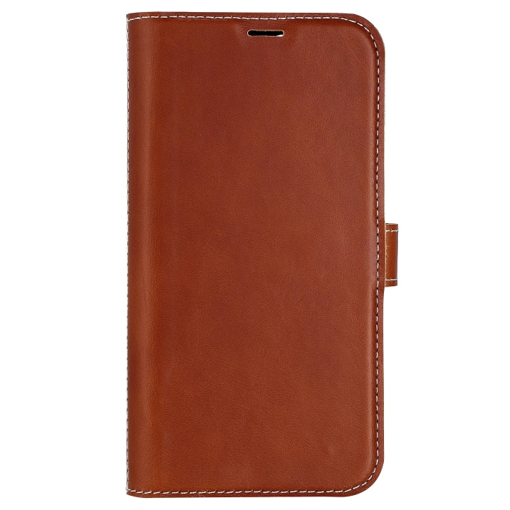 Essentials iPhone 12/12 Pro Leather wallet, detachable, Brown ryhmässä ÄLYPUHELIMET JA TABLETIT / Puhelimen suojakotelo / Apple / iPhone 12 Pro @ TP E-commerce Nordic AB (C65042)
