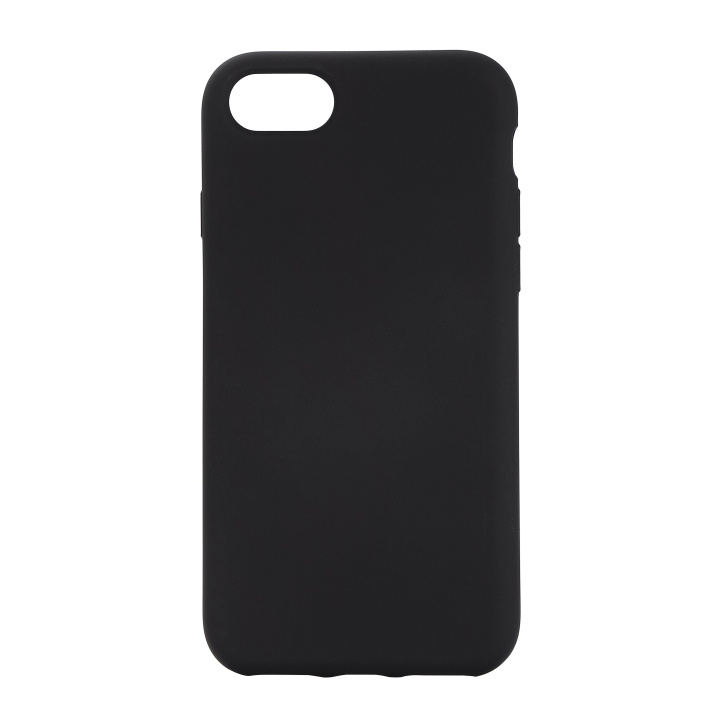 Essentials iPhone 6/7/8/SE (2020/2022) Silicone back cov,Blk ryhmässä ÄLYPUHELIMET JA TABLETIT / Puhelimen suojakotelo / Apple / iPhone SE (2nd gen & 3rd gen) / Kuoret @ TP E-commerce Nordic AB (C65046)