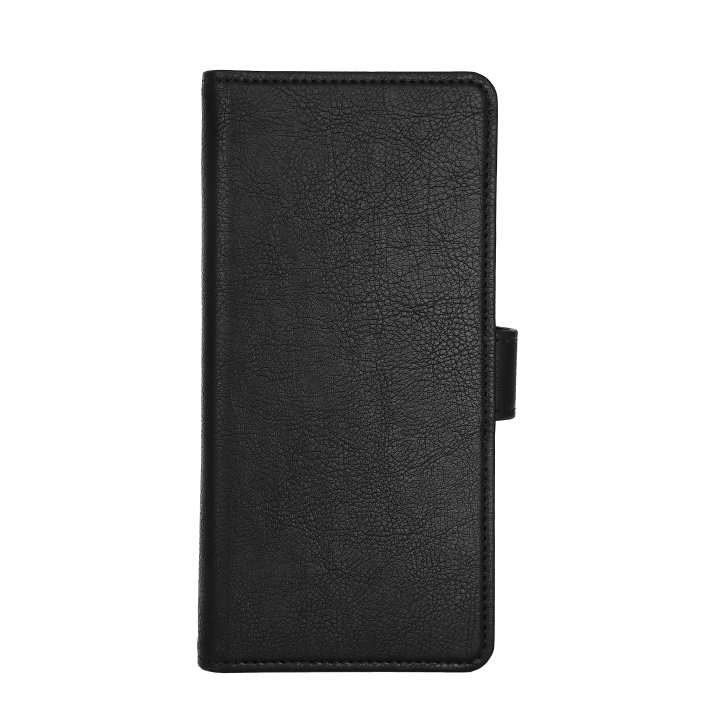 Essentials Redmi Note 12 PU wallet, detachable, black ryhmässä ÄLYPUHELIMET JA TABLETIT / Puhelimen suojakotelo / Xiaomi @ TP E-commerce Nordic AB (C65067)