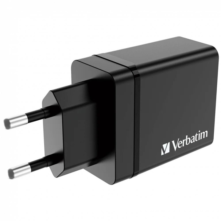 Verbatim CHR-30EU1 USB Charger 30W with 1 x USB-C® PD 20W ryhmässä ÄLYPUHELIMET JA TABLETIT / Laturit & Kaapelit / Seinälaturi / Seinälaturi Type C @ TP E-commerce Nordic AB (C65087)