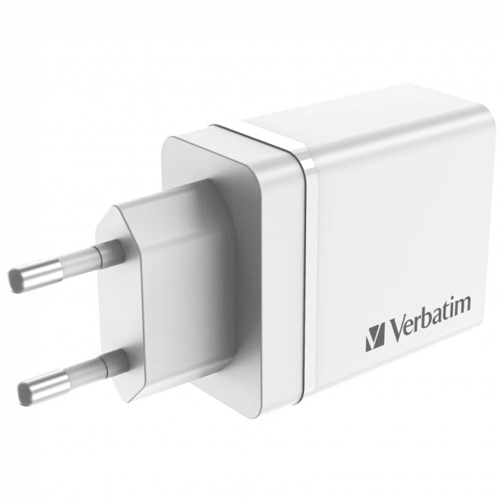 Verbatim CHR-30EU2 USB Charger 30W with 1 x USB-C® PD 20W ryhmässä ÄLYPUHELIMET JA TABLETIT / Laturit & Kaapelit / Seinälaturi / Seinälaturi Type C @ TP E-commerce Nordic AB (C65088)