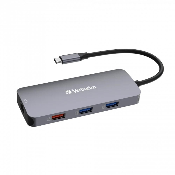 Verbatim USB-C Pro Multiport Hub 9 Port CMH-09 ryhmässä TIETOKOONET & TARVIKKEET / Tietokonetarvikkeet / USB-telakat @ TP E-commerce Nordic AB (C65090)