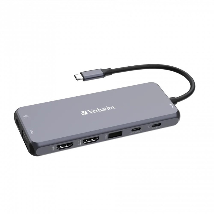 Verbatim USB-C Pro Multiport Hub 14 Port CMH-14 ryhmässä TIETOKOONET & TARVIKKEET / Tietokonetarvikkeet / USB-telakat @ TP E-commerce Nordic AB (C65091)