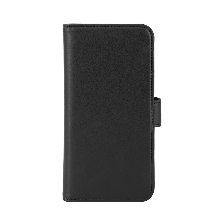 Essentials Xiaomi Redmi Note 13 5G PU wallet, detachable, black ryhmässä ÄLYPUHELIMET JA TABLETIT / Puhelimen suojakotelo / Xiaomi @ TP E-commerce Nordic AB (C65136)