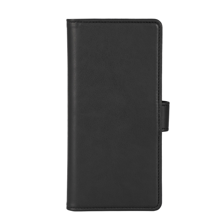 Essentials Motorola Edge 40 Neo PU wallet, 3 cards, black ryhmässä ÄLYPUHELIMET JA TABLETIT / Puhelimen suojakotelo / Motorola @ TP E-commerce Nordic AB (C65138)