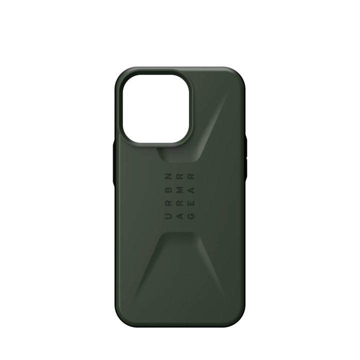 Urban Armor Gear iPhone 13 Pro Civilian Case, Olive ryhmässä ÄLYPUHELIMET JA TABLETIT / Puhelimen suojakotelo / Apple / iPhone 13 Pro / Kuoret @ TP E-commerce Nordic AB (C65164)