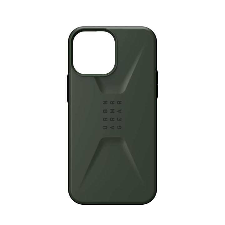 Urban Armor Gear iPhone 13 Pro Max Civilian Case, Olive ryhmässä ÄLYPUHELIMET JA TABLETIT / Puhelimen suojakotelo / Apple / iPhone 13 Pro / Kuoret @ TP E-commerce Nordic AB (C65166)