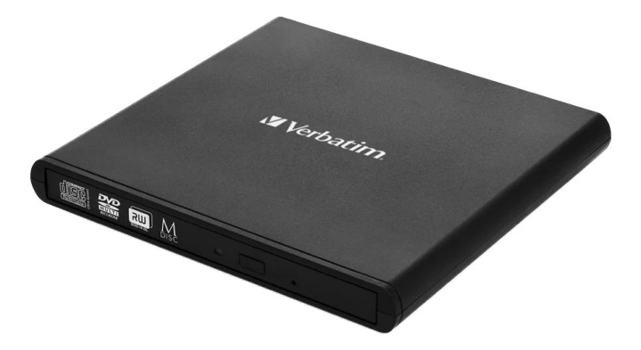 Verbatim Mobile DVD ReWriter USB 2.0 black ryhmässä TIETOKOONET & TARVIKKEET / Tietokoneen komponentit / Optiset laitteet @ TP E-commerce Nordic AB (C65268)