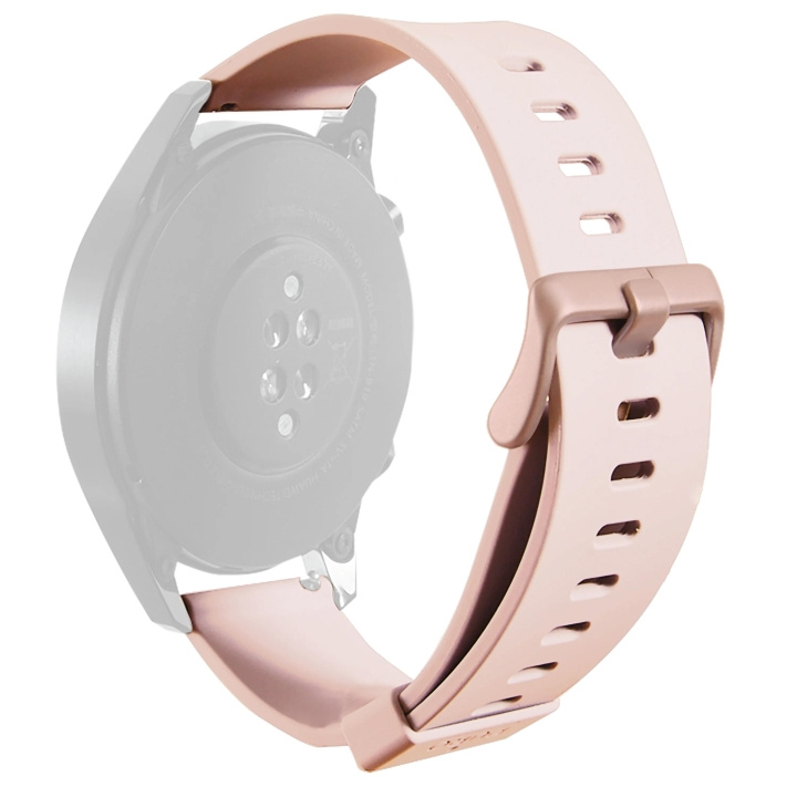 Puro Universal Silikon armband för klocka 22mm, Rose ryhmässä URHEILU, VAPAA-AIKA JA HARRASTUS / Urheilu- ja sykekellot / Urheilukello @ TP E-commerce Nordic AB (C65274)