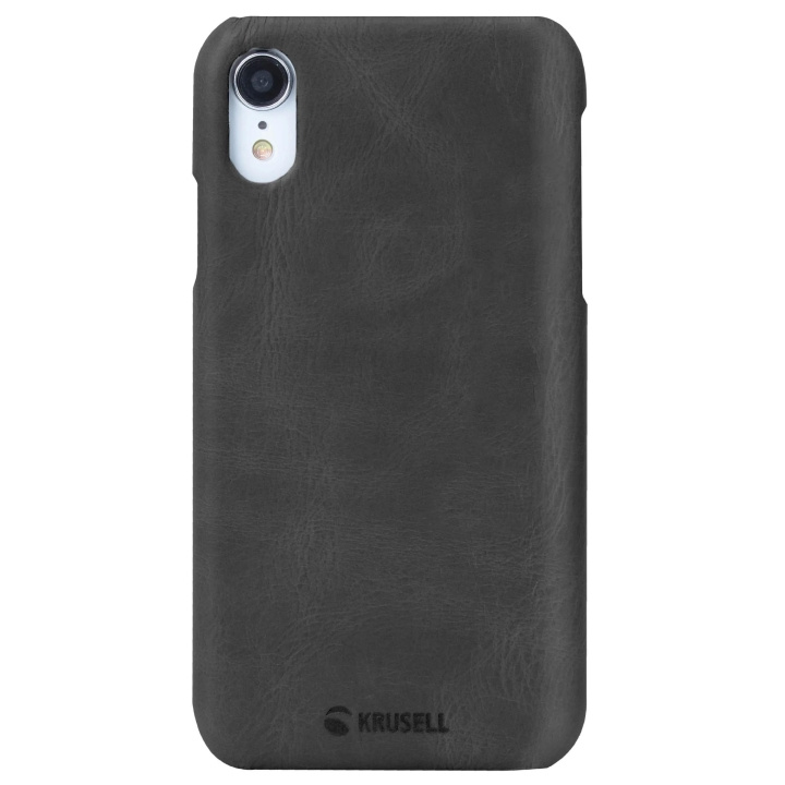 Krusell iPhone XR Sunne Cover Leather, Black ryhmässä ÄLYPUHELIMET JA TABLETIT / Puhelimen suojakotelo / Apple / iPhone 11 @ TP E-commerce Nordic AB (C65284)