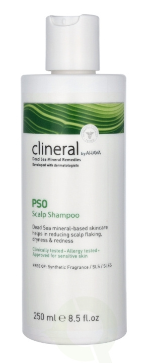 Ahava Clineral PSO Scalp Shampoo 250 ml ryhmässä KAUNEUS JA TERVEYS / Hiukset &Stailaus / Hiustenhoito / Shampoo @ TP E-commerce Nordic AB (C65441)