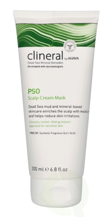 Ahava Clineral PSO Scalp Cream Mask 200 ml ryhmässä KAUNEUS JA TERVEYS / Hiukset &Stailaus / Hiustenhoito / Hiusnaamio @ TP E-commerce Nordic AB (C65443)