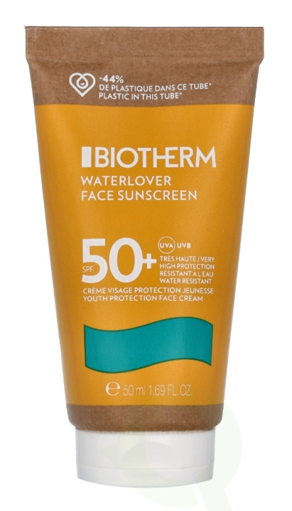 Biotherm Waterlover Face Sunscreen Cream SPF50+ 50 ml ryhmässä KAUNEUS JA TERVEYS / Ihonhoito / Rusketus / Aurinkosuoja @ TP E-commerce Nordic AB (C65569)