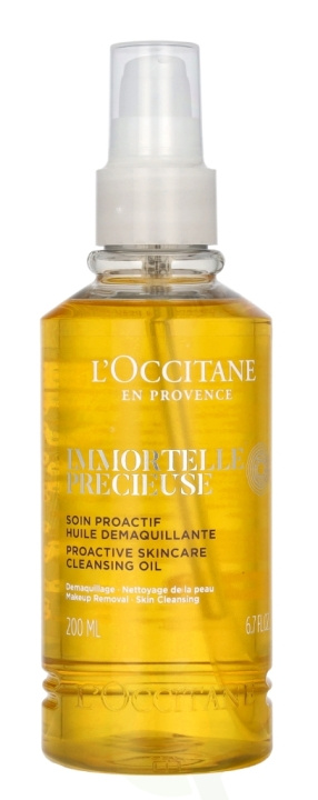 L\'Occitane Immortelle Precious Cleansing Oil 200 ml ryhmässä KAUNEUS JA TERVEYS / Ihonhoito / Kasvot / Puhdistus @ TP E-commerce Nordic AB (C65570)