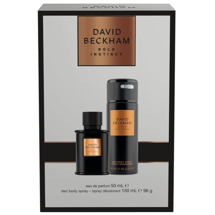 David Beckham Giftset David Beckham Bold Instinct Edp 50ml + Deo Spray 150ml ryhmässä KAUNEUS JA TERVEYS / Lahjapakkaukset / Miesten lahjapakkaukset @ TP E-commerce Nordic AB (C65704)