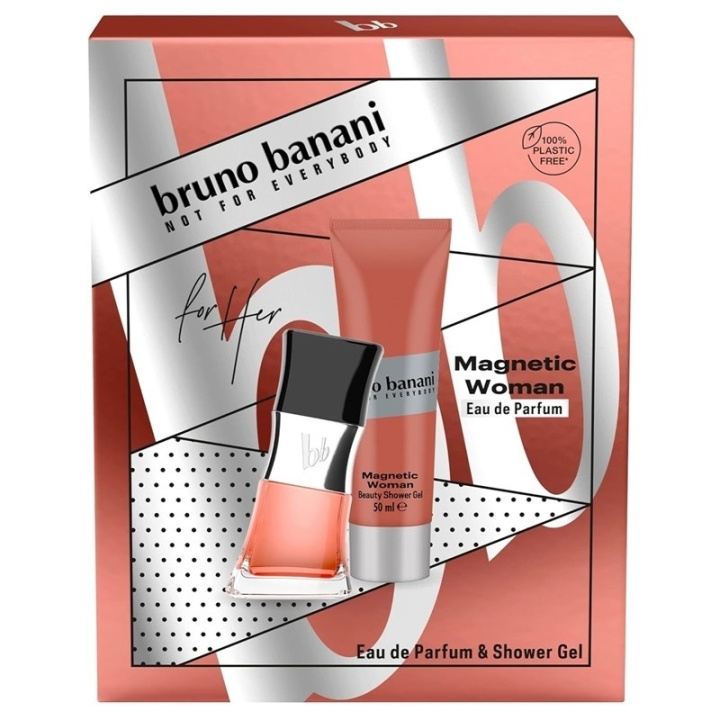 Bruno Banani Giftset Bruno Banani Magnetic Woman Edp 30ml + Shower Gel 50ml ryhmässä KAUNEUS JA TERVEYS / Lahjapakkaukset / Naisten lahjapakkaukset @ TP E-commerce Nordic AB (C65706)