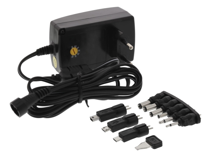 Nordic Quality AC/DC Plugin Adapter, 2250mAh ryhmässä TIETOKOONET & TARVIKKEET / Kannettavat tietokoneet & tarvikkeet / Laturi @ TP E-commerce Nordic AB (C65770)