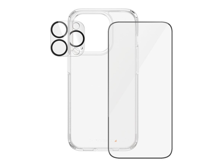 PanzerGlass näyttö/lasit/takakuori musta läpinäkyvä Apple iPhone 15 Pro ryhmässä ÄLYPUHELIMET JA TABLETIT / Puhelimen suojakotelo / Apple / iPhone 15 @ TP E-commerce Nordic AB (C65909)