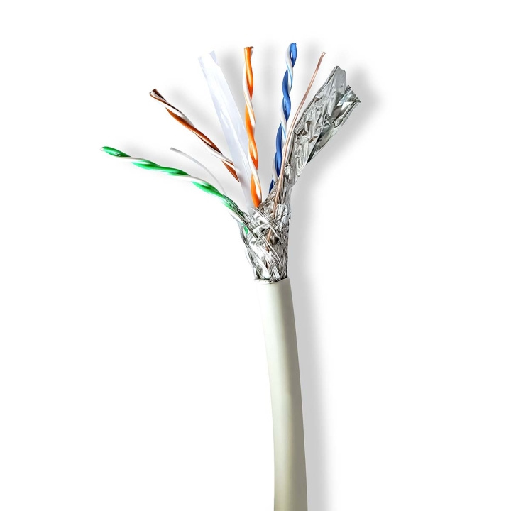 Nedis Verkkokaapeli | CAT6a | Kiinteä | SF/UTP | Kupari | 100.0 m | Sisäkäyttöön | Pyöreä | LSZH | Harmaa | Pakkaus ryhmässä TIETOKOONET & TARVIKKEET / Kaapelit & Sovittimet / Verkko / Cat6 @ TP E-commerce Nordic AB (C66044)