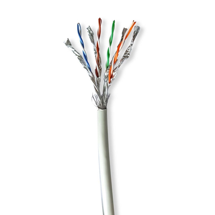 Nedis Verkkokaapeli | CAT7 | Kiinteä | S/FTP | Kupari | 50.0 m | Sisäkäyttöön | Pyöreä | LSZH | Harmaa | Vetolaatikko ryhmässä TIETOKOONET & TARVIKKEET / Kaapelit & Sovittimet / Verkko / Cat7 @ TP E-commerce Nordic AB (C66048)