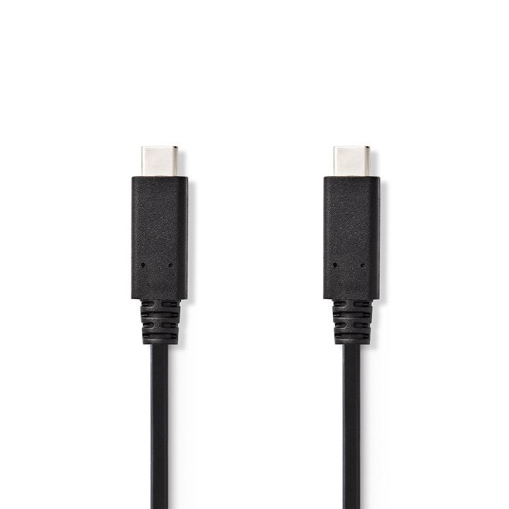 Nedis USB kaapeli | USB 3.2 Gen 2 | USB-C™ Uros | USB-C™ Uros | 15 W | 10 Gbps | Niklattu | 1.00 m | Pyöreä | PVC | Musta | Panta ryhmässä TIETOKOONET & TARVIKKEET / Kaapelit & Sovittimet / USB / USB-C @ TP E-commerce Nordic AB (C66164)