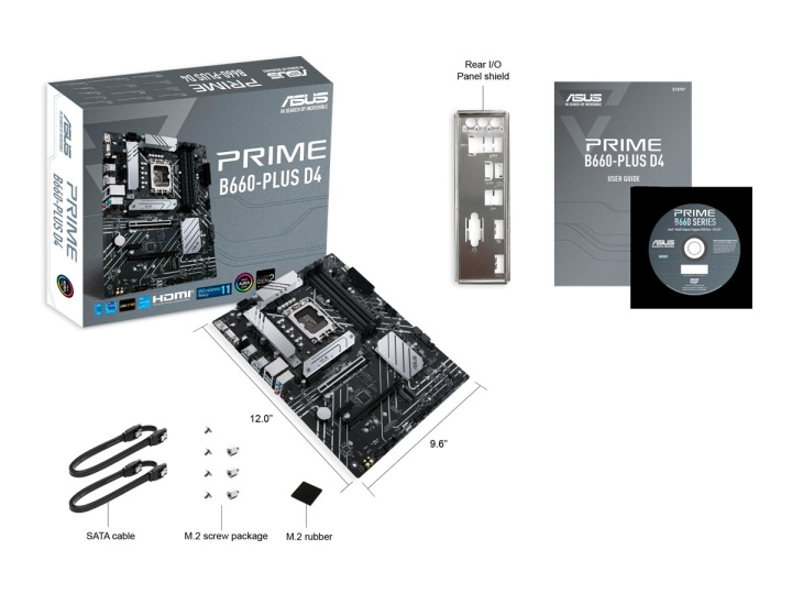 ASUS PRIME B660-PLUS D4 ATX LGA1700 Intel B660 ryhmässä TIETOKOONET & TARVIKKEET / Tietokoneen komponentit / Emolevyt @ TP E-commerce Nordic AB (C66311)