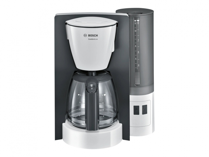 Bosch ComfortLine TKA6A041 Kaffemaskin Vit/mörkgrå ryhmässä KOTI, TALOUS JA PUUTARHA / Kodinkoneet / Kahvikoneet ja tarvikkeet / Kahvinkeittimet @ TP E-commerce Nordic AB (C66507)