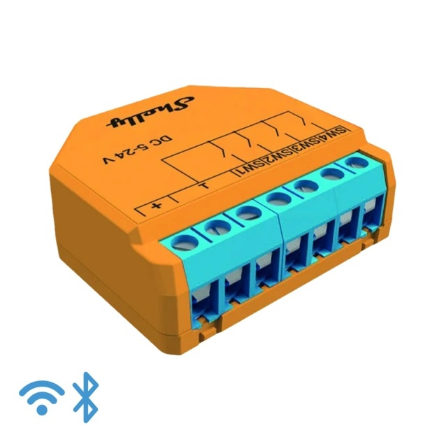 Shelly Plus i4 DC WLAN BT Smart scenes ryhmässä KOTI, TALOUS JA PUUTARHA / Älykodit / Älykodin järjestelmät @ TP E-commerce Nordic AB (C67138)