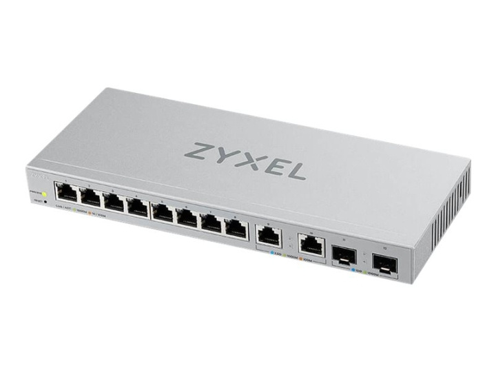 ZyXEL XGS1210-12 Switch 12-port 2.5 Gigabit Ethernet ryhmässä TIETOKOONET & TARVIKKEET / Verkko / Kytkimet @ TP E-commerce Nordic AB (C67280)