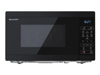 Sharp Microwave Freestanding 800W 20 liters Black ryhmässä KOTI, TALOUS JA PUUTARHA / Kodinkoneet / Mikroaaltouunit @ TP E-commerce Nordic AB (C67313)
