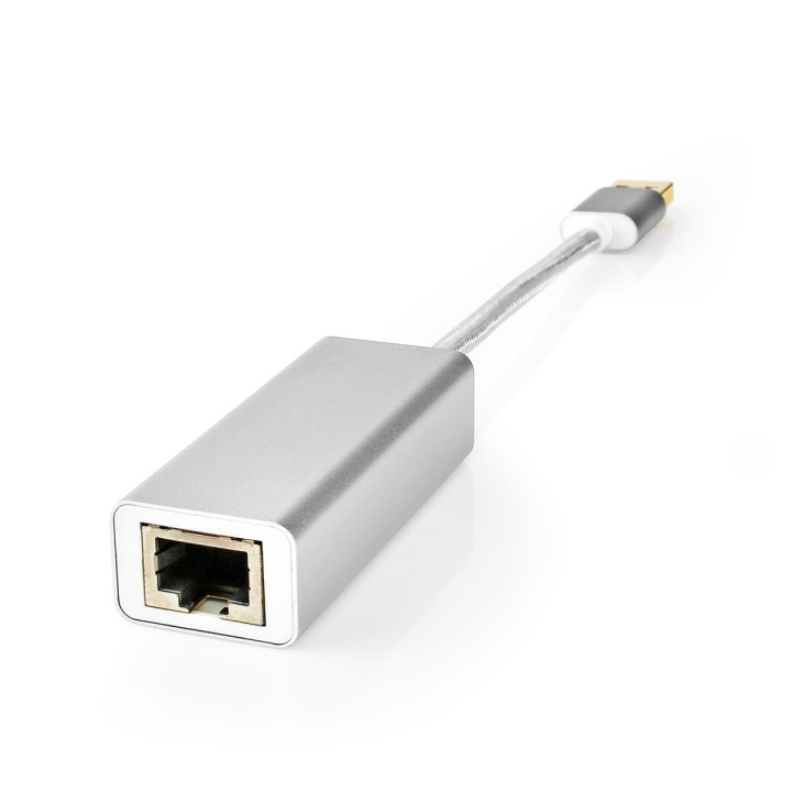 Nedis USB-verkkosovitin | USB 3.2 Gen 1 | 1 Gbps | USB-A Uros | RJ45 Naaras | 0.20 m | Pyöreä | Kullattu | Puhdas kupari | Hopea | Laatikko kannella ja ikkunalla ryhmässä TIETOKOONET & TARVIKKEET / Verkko / Verkkokortti / USB @ TP E-commerce Nordic AB (C67514)