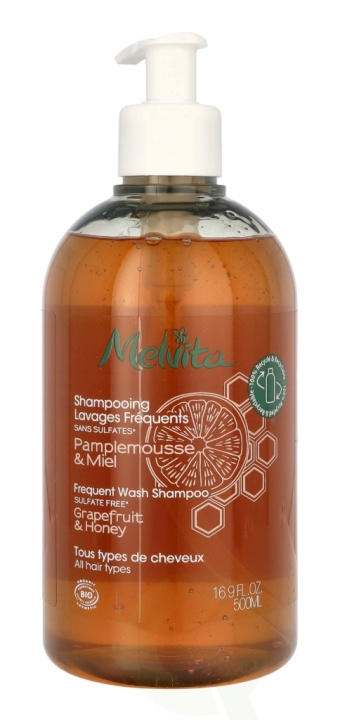 Melvita Frequent Wash Shampoo 500 ml ryhmässä KAUNEUS JA TERVEYS / Hiukset &Stailaus / Hiustenhoito / Shampoo @ TP E-commerce Nordic AB (C67787)