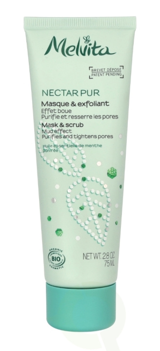 Melvita Nectar Pur Mask & Scrub 75 ml ryhmässä KAUNEUS JA TERVEYS / Ihonhoito / Kasvot / Naamiot @ TP E-commerce Nordic AB (C67801)