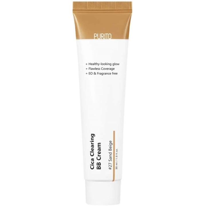 Purito Cica Clearing BB Cream #27 Sand Beige 30ml ryhmässä KAUNEUS JA TERVEYS / Meikit / Meikit Kasvot / CC/BB Voiteet @ TP E-commerce Nordic AB (C67820)