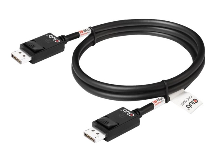 Club 3D DisplayPort kabel 1.2m ryhmässä TIETOKOONET & TARVIKKEET / Kaapelit & Sovittimet / DisplayPort / Kaapelit @ TP E-commerce Nordic AB (C67868)