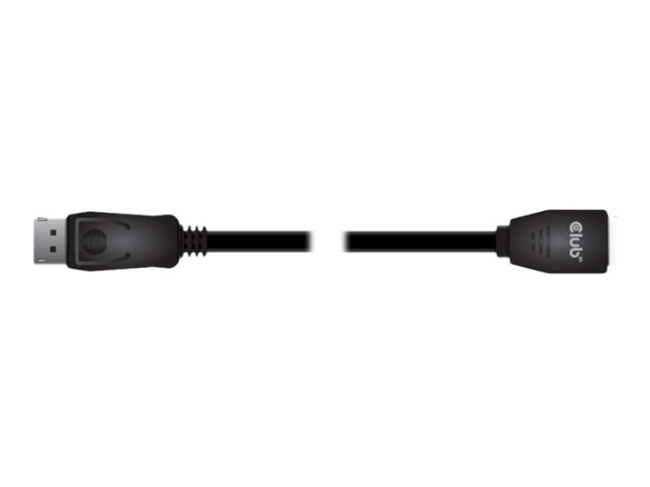 Club 3D 20-polig DisplayPort hona -> 20-polig DisplayPort hane hasp 3 m ryhmässä TIETOKOONET & TARVIKKEET / Kaapelit & Sovittimet / DisplayPort / Kaapelit @ TP E-commerce Nordic AB (C67897)