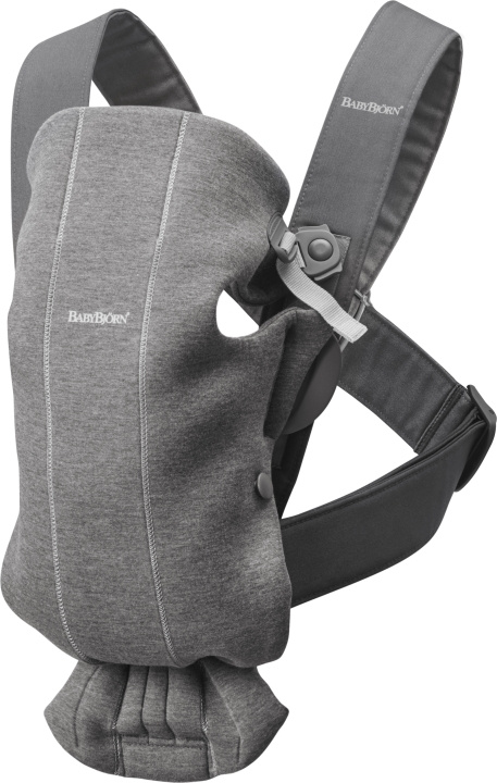 BabyBjörn Mini 3D Jersey -kantoreppu, Dark Grey ryhmässä LELUT, TUOTTEET LAPSILLE JA VAUVOILLE / Vauvatuotteet / Hoito ja hygienia @ TP E-commerce Nordic AB (C68258)