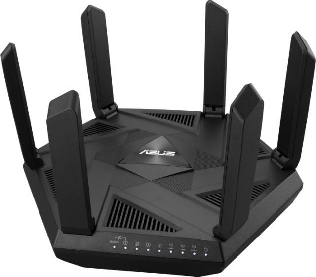 ASUS RT-AXE7800 Tri-band -WiFi6E-reititin ryhmässä TIETOKOONET & TARVIKKEET / Verkko / Reititin @ TP E-commerce Nordic AB (C68505)