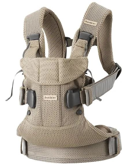 BabyBjörn Carrier One Air -kantoreppu, Grey Beige 3D Mesh ryhmässä LELUT, TUOTTEET LAPSILLE JA VAUVOILLE / Vauvatuotteet / Hoito ja hygienia @ TP E-commerce Nordic AB (C68645)