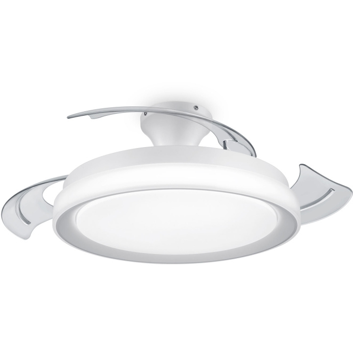 Philips Bliss Takfläkt med LED-belysning Varm-/kallvitt 4500 lm ryhmässä KOTI, TALOUS JA PUUTARHA / Tuulettimet ja ilmastointilaitteet / Lattiatuulettimet @ TP E-commerce Nordic AB (C68774)