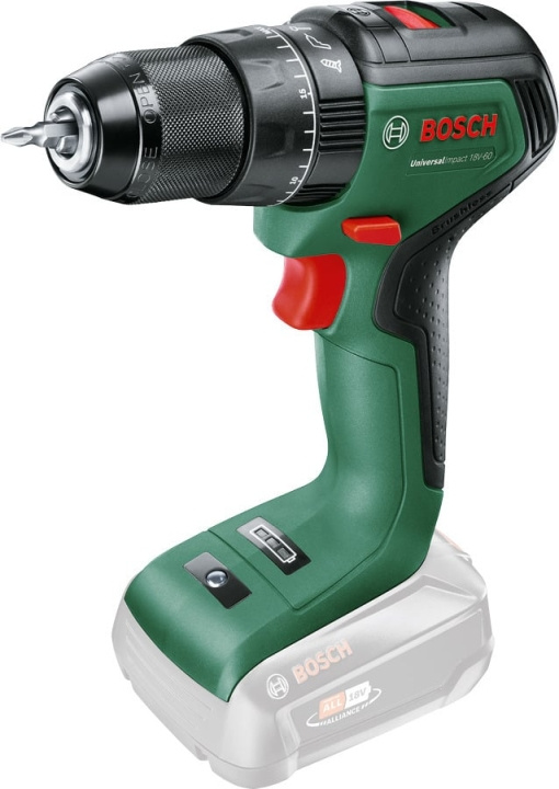 Bosch UniversalImpact 18V-60 Solo -akkuiskuporakone, ilman akkua ryhmässä KOTI, TALOUS JA PUUTARHA / Työkalut & Tee itse / Porakoneet @ TP E-commerce Nordic AB (C69504)