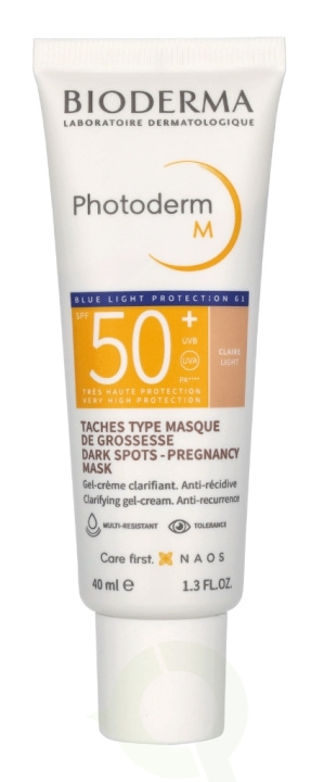Bioderma Photoderm Light Colour Cream SPF50+ 40 ml ryhmässä KAUNEUS JA TERVEYS / Ihonhoito / Rusketus / Aurinkosuoja @ TP E-commerce Nordic AB (C69600)
