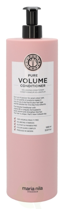 Maria Nila Pure Volume Conditioner 1000 ml ryhmässä KAUNEUS JA TERVEYS / Hiukset &Stailaus / Hiustenhoito / Hoitoaine @ TP E-commerce Nordic AB (C69665)