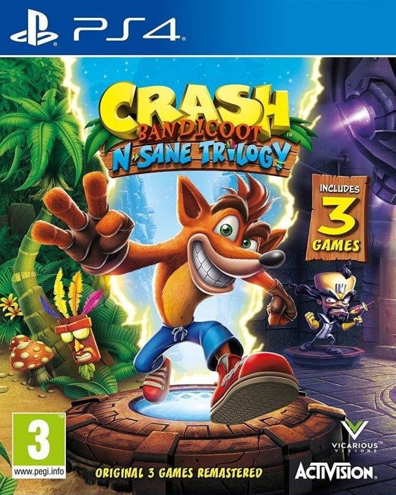 Activision Crash Bandicoot - N. Sane Trilogy (PS4) ryhmässä KODINELEKTRONIIKKA / Pelikonsolit & Tarvikkeet / Sony PlayStation 4 / Peli @ TP E-commerce Nordic AB (C69725)