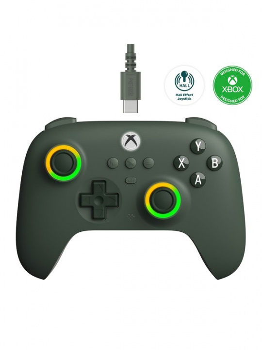 8Bitdo Ultimate C Wired -langallinen peliohjain, tummanvihreä, Xbox ryhmässä KODINELEKTRONIIKKA / Pelikonsolit & Tarvikkeet / Xbox Series X / Tarvikkeet @ TP E-commerce Nordic AB (C69847)