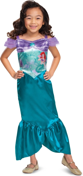 Disguise Ariel Basic Plus -naamiaisasu, 4-6 v, 99-123 cm ryhmässä LELUT, TUOTTEET LAPSILLE JA VAUVOILLE / Leikkikalut, Askartelu &Pelit / Naamiaisasut @ TP E-commerce Nordic AB (C69954)