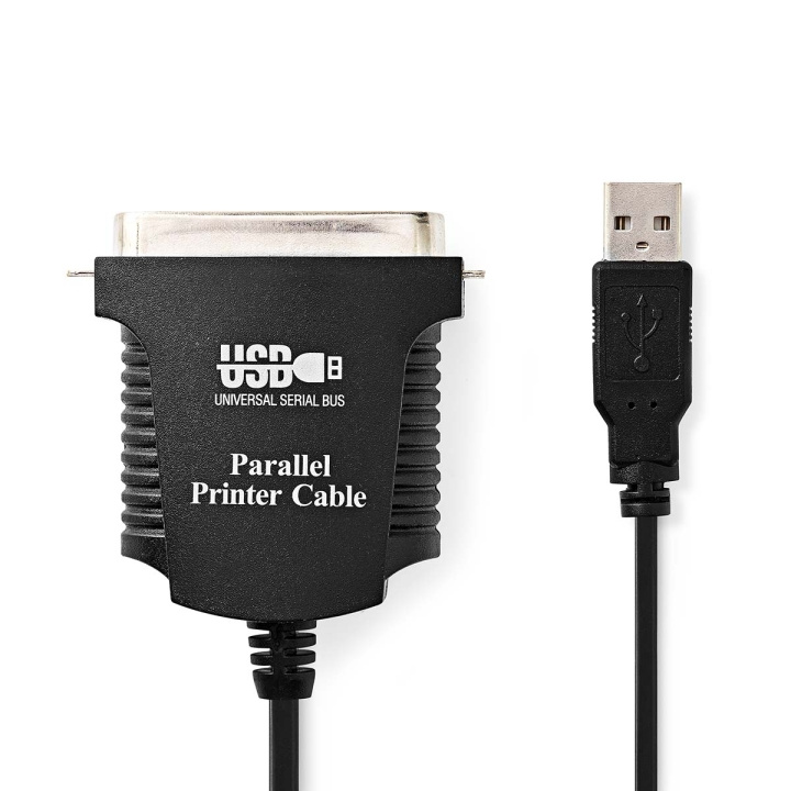 Nedis Rinnakkaiskaapeli | USB-A Uros | Centronics 36-Pin uros | Niklattu | 2.00 m | Pyöreä | PVC | Kirjekuori ryhmässä TIETOKOONET & TARVIKKEET / Kaapelit & Sovittimet / Muut @ TP E-commerce Nordic AB (C70211)