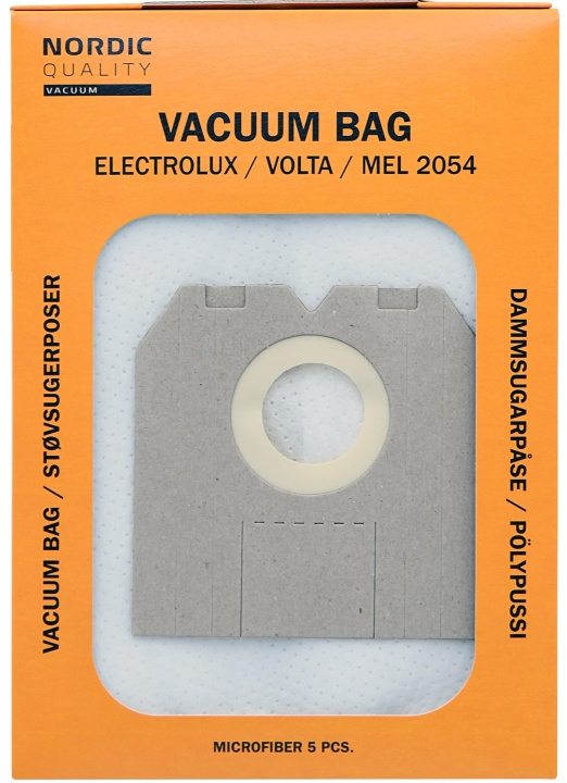 Nordic Quality MEL 2054 Dust bags, 5 pcs ryhmässä KOTI, TALOUS JA PUUTARHA / Siivoustuotteet / Imurit & Tarvikkeet / Tarvikkeet / Pölynimurin pussit @ TP E-commerce Nordic AB (C70397)